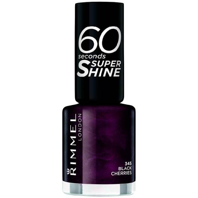 60 SECONDS SUPER SHINE esmalte de uñas #345-black cherries 8 ml